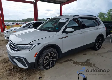 2022 Volkswagen Tiguan 2.0T S из США, поврежденный, VIN 3VV1B7AX6NM070790